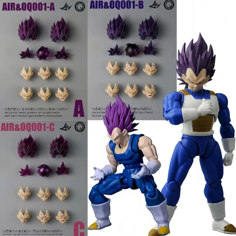 

Отправка в течение 24 часов! Air&OQ Studio Dragon Ball Shf Super Saiyan SSJ Majin Vegeta Action Figurine Custom Head Accessories Kit