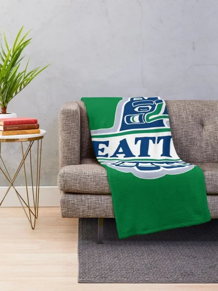 Seattle Thunderbirds Throw Blanket Luxury Throw Decoratives Blankets