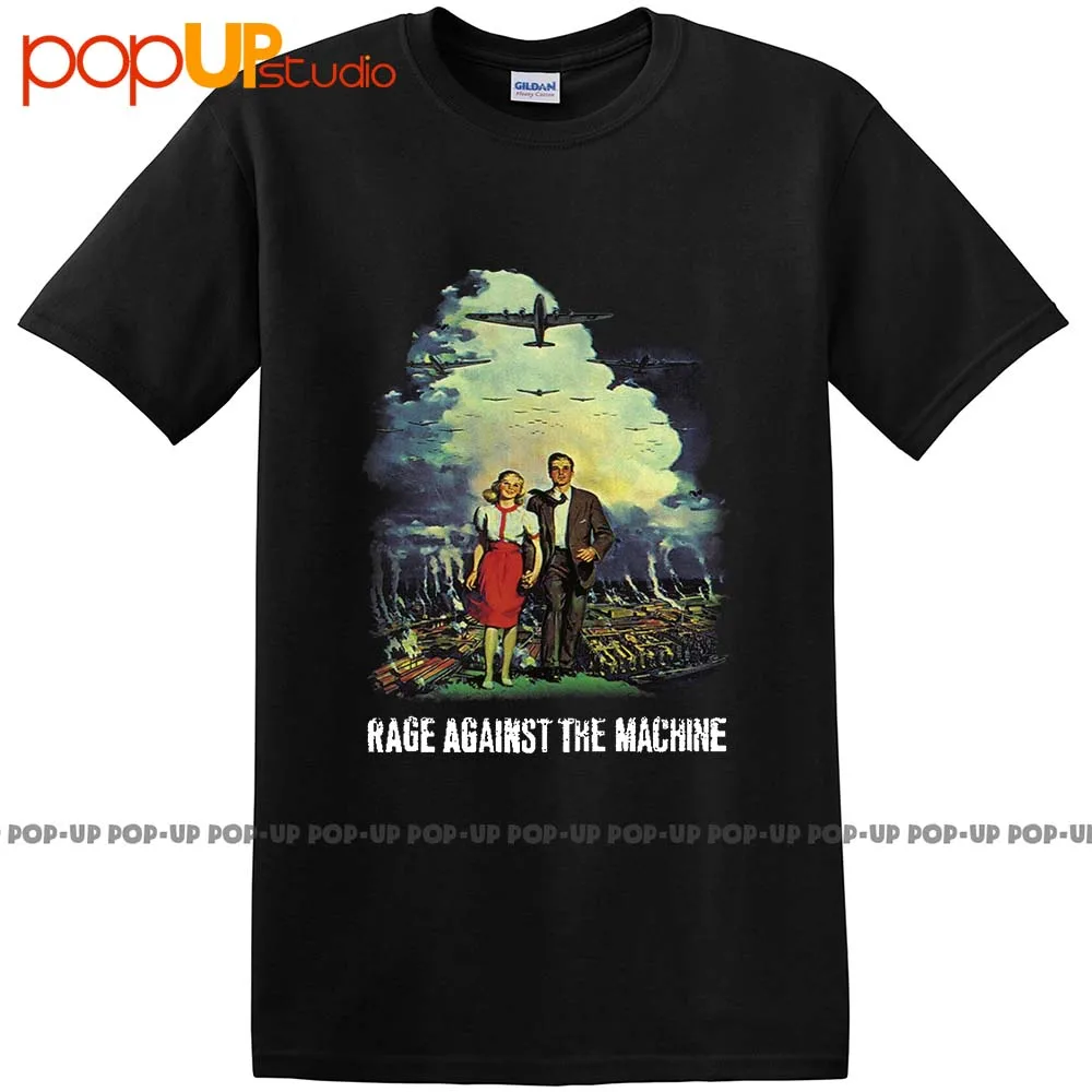 Camiseta de Down Rodeo, camiseta Rage contra la máquina, Reimpresión HL0177
