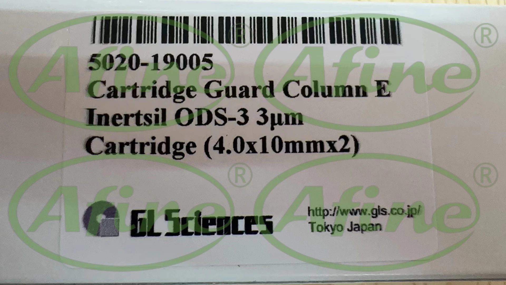 

AFINE GL Sciences 5020-19005 Chromatographic Columns INERTSIL ODS-3 GUARD CARTRIDGE E PRECOLUMN, 3UM, 4.0X10MM, 2/PK