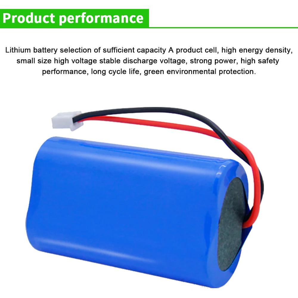 COSSIFTW Custom wholesale 18650 7.4v li ion battery pack 2200mah Rechargeable Battery Pack