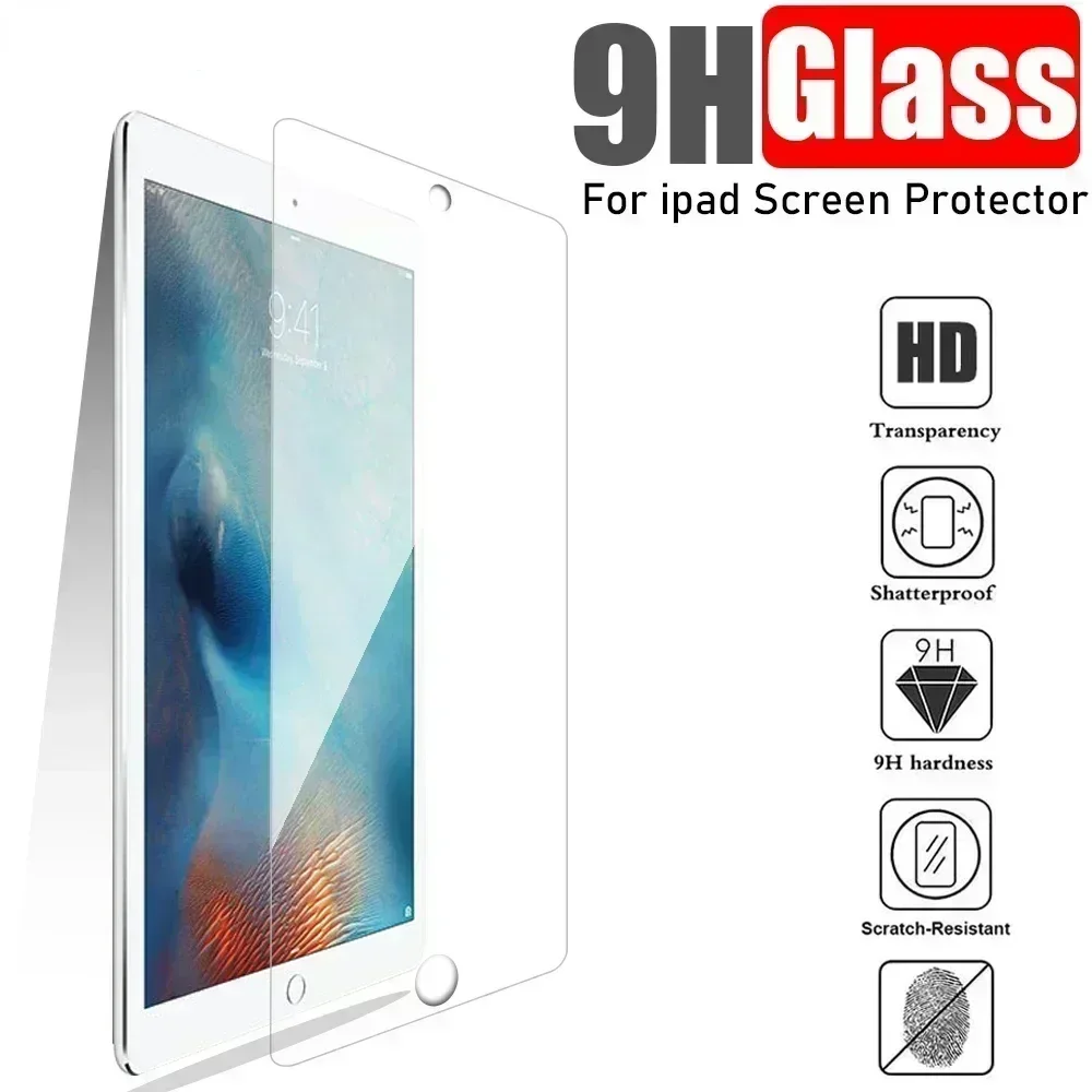 Tablet Tempered glass film For iPad 2 3 4 5 6 7 8 9 10 th Generation Mini Pro 7.9