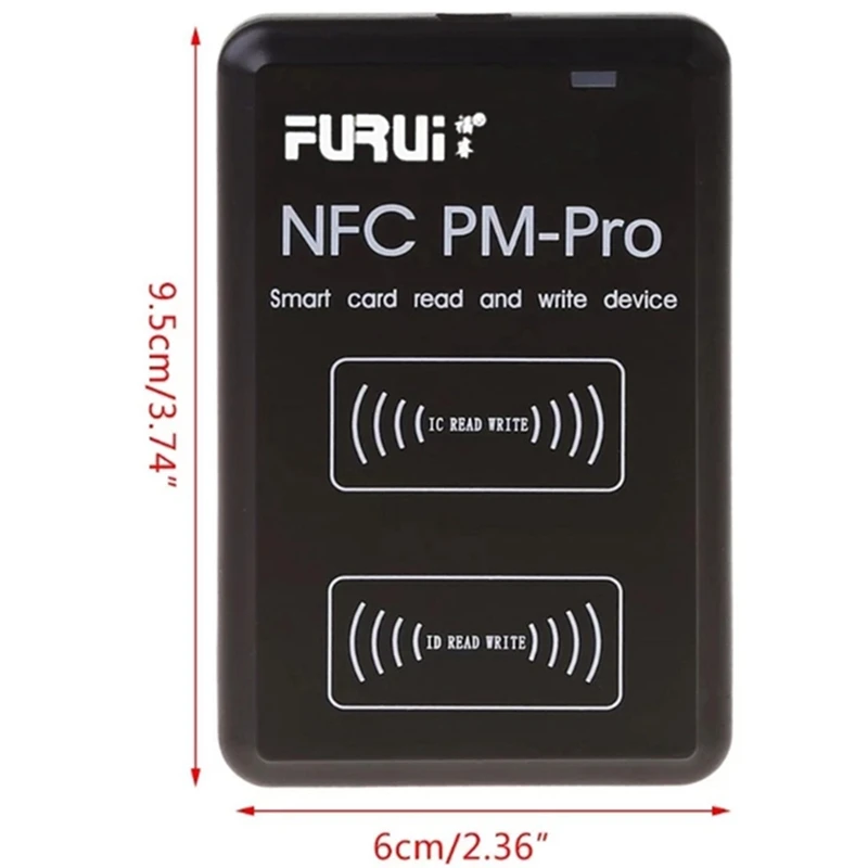 Imagem -05 - Furui-leitor de Cartão Smart Chip Rfid Decodificação Duplicador Nfc 13.56mhz Clone Emblema 125khz Escritor Tag Token pm Pro Copiadora Chave