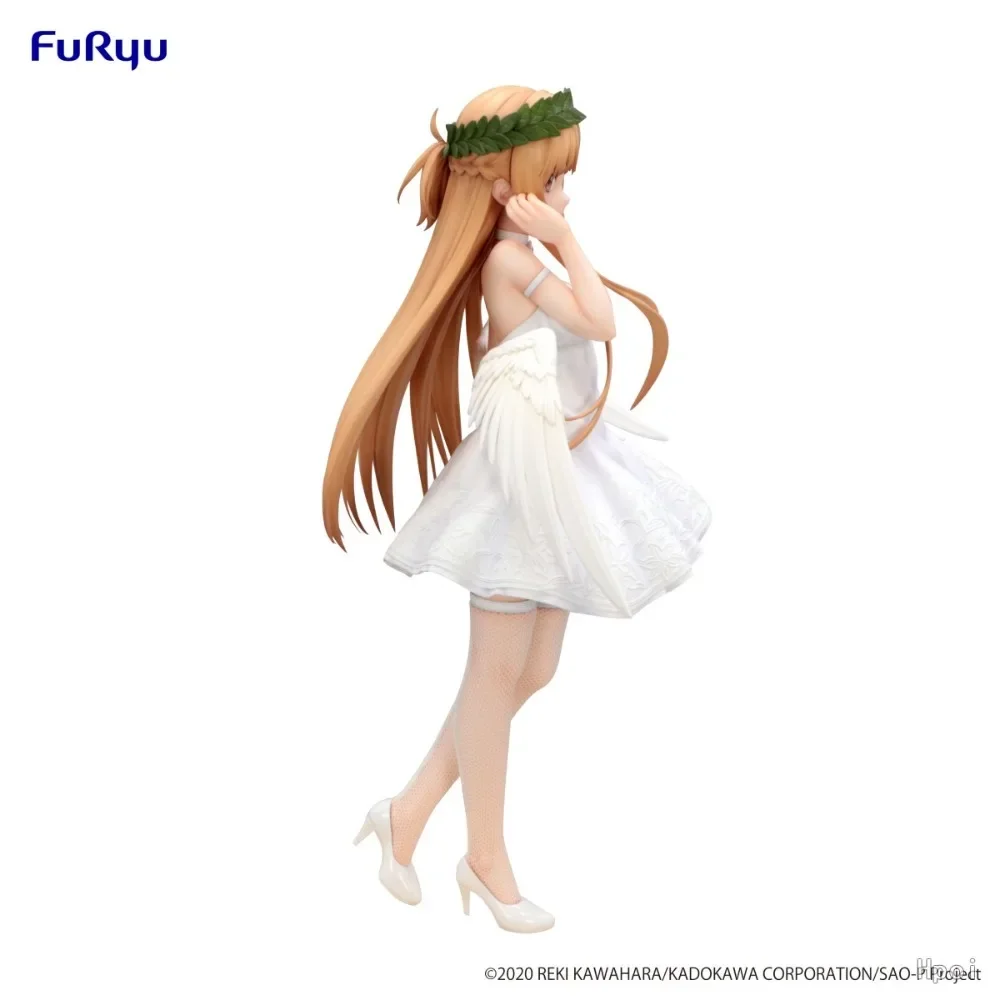 Genuine FuRyu Anime Sword Art Online Asuna BiCute Pure Figure 24cm Collections Model Toy Figures Birthday Gift view 3