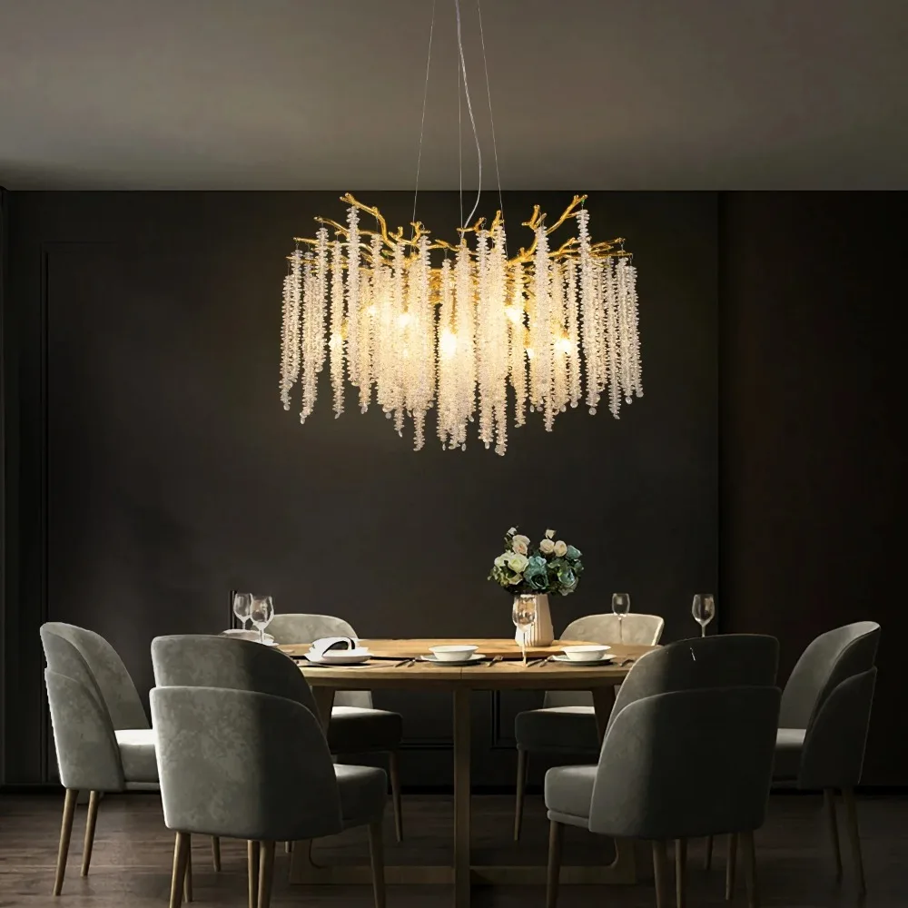 

Crystal Ceiling Chandelier for Kitchen Dining Room Luxury Modern Luxury Crystal Chandelier Living Room Chandeliers