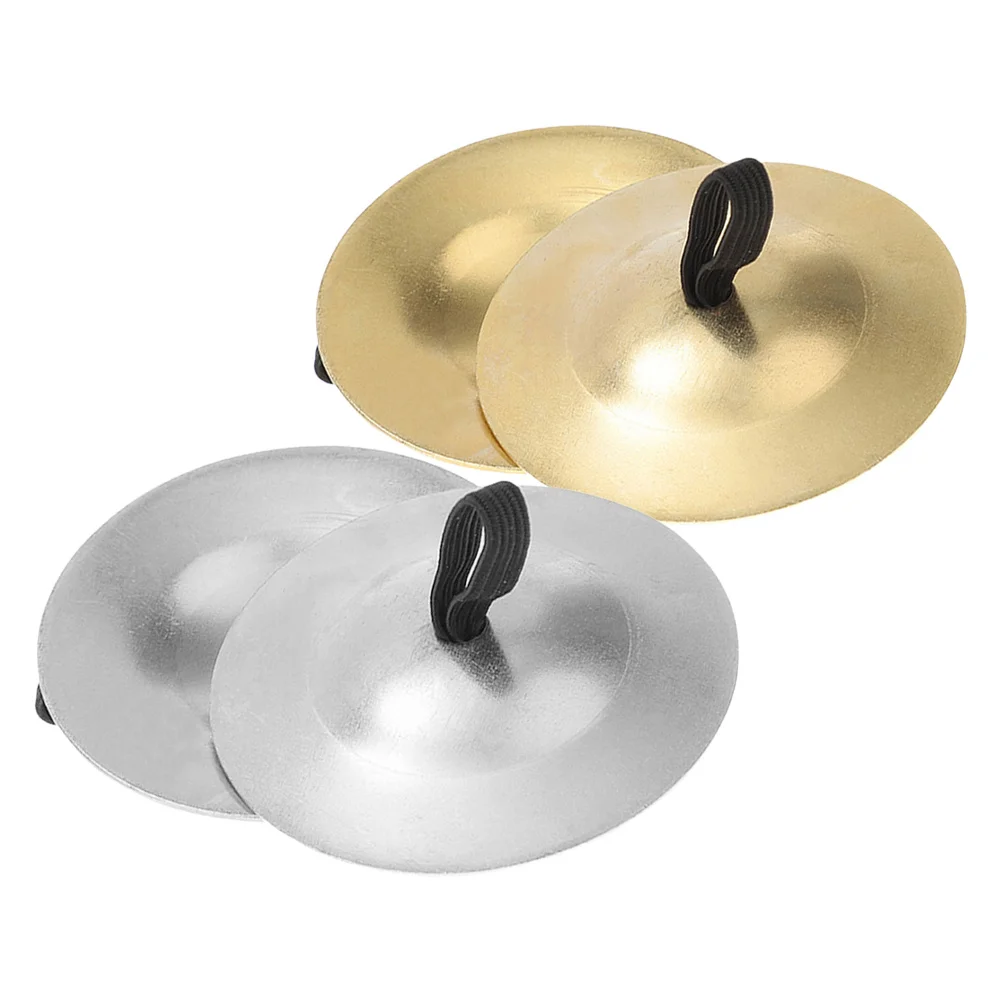 2 أزواج الرقص الشرقي أصابع الصنج غرامة وضعت الصنج الموسيقي الصغيرة المحمولة للراقصين جميع مستويات الرقص الدعائم الصنج #6