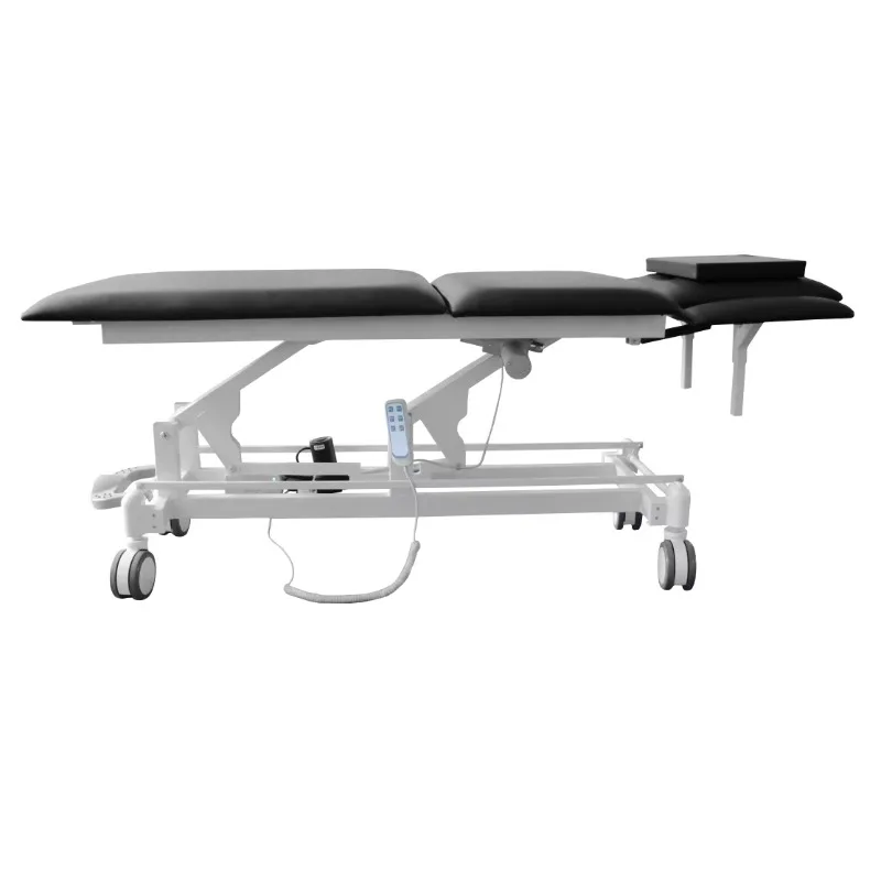 Black Electric Beauty Bed - Adjustable Massage Facial Bed Stainless Steel Structure Lekang Brand