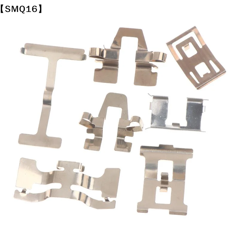 2pcs Motorcycle Caliper Lower Pump Brake Pump Stainless Steel Spring Plate Motorcycle Caliper Brake Pads【SMQ】