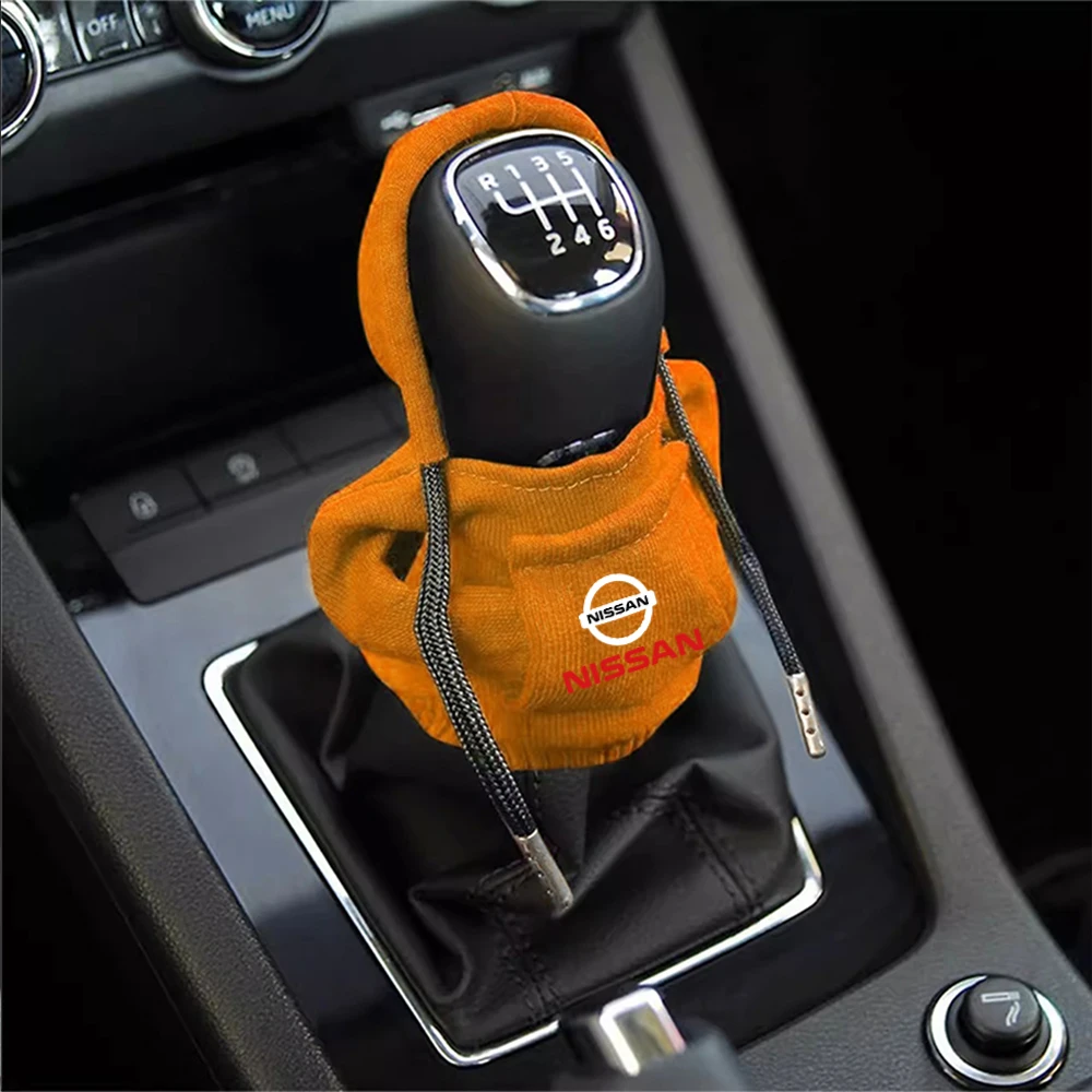 Mini Hoodie Car Gear Car Shift Lever Cover Change Sweatshirt Gearshift Cover Hoodie Gear Knob Sweater For Nissan Juke Qashqai