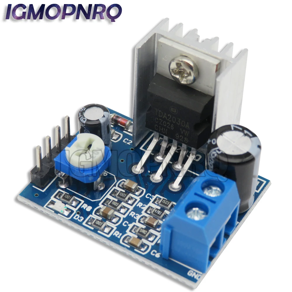 TDA2030 6-12V DIY Kit Parts Single Power Supply Audio Amplifier Module TDA2030A Module Board new