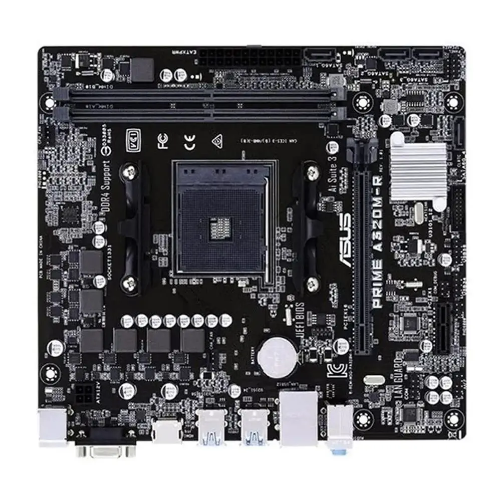 Placa base ASUS PRIME A320M-R A320 AM4 para AMD Ryzen 5/7/3 5600G 5700G 3200G CPU DDR4 SATA 3,0 M.2 NVMe SSD Micro-ATX