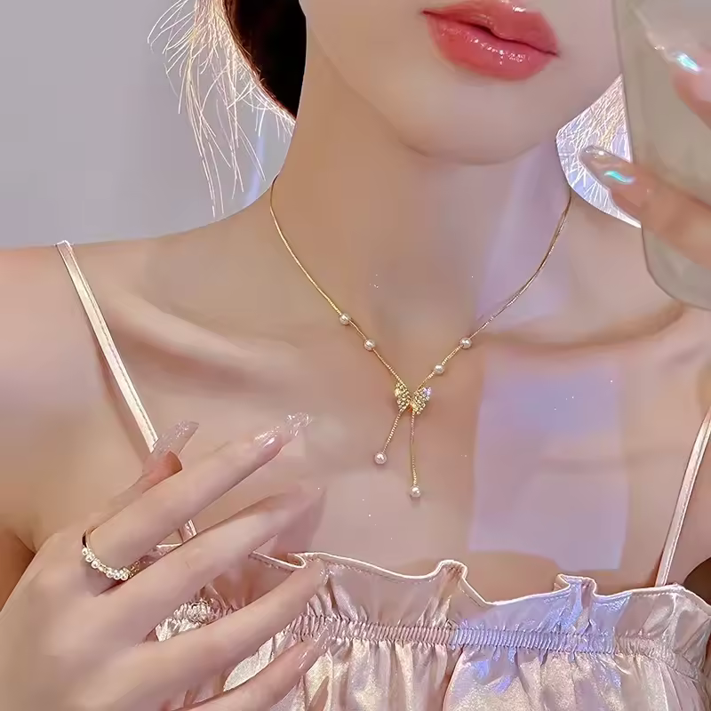 New Fashion Simple Silver Color Love Heart Pendant Necklace Charm Chain Collares Necklace for Women Party Jewelry Daily Wear - Image 11