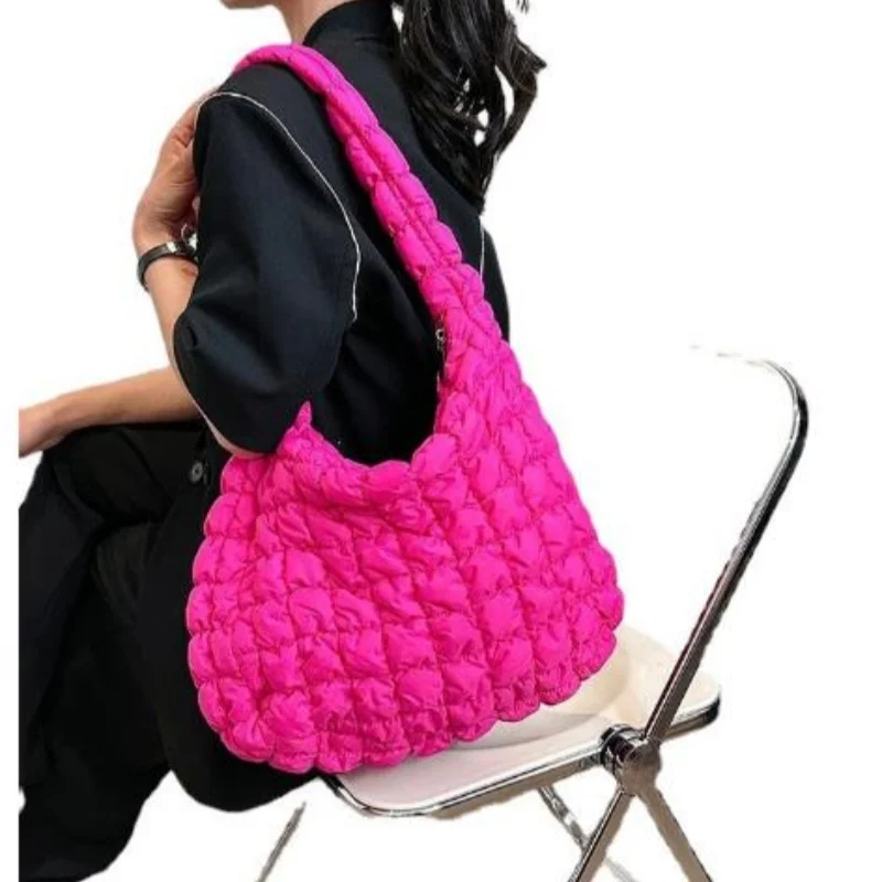 2024 New Pleated Cloud Handheld Large Capacity Shoulder Crossbody Tote Bag