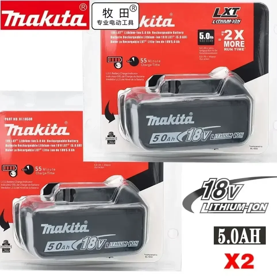 

NEW 18V 5.0Ah 6.0Ah Battery for Makita 18V Power tool DDF487 DGA404 DTW700 DHP487 DTD173 Lithium-Ion battery Replacement