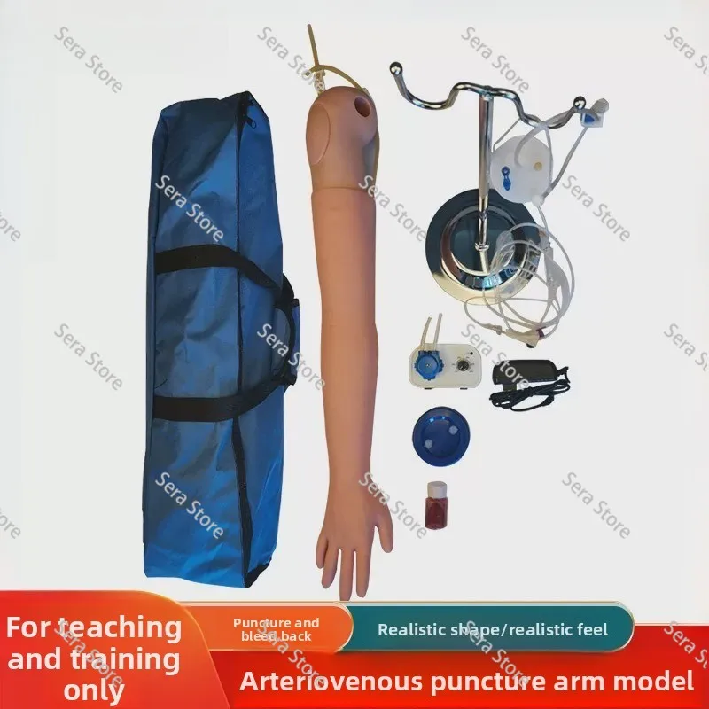 Arterial and venous puncture and intramuscular injection arm model infusion blood pumping shot back blood teaching mold