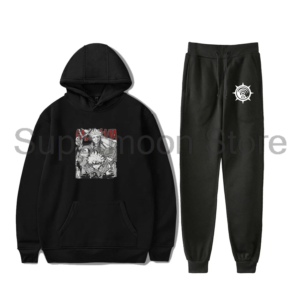 

Gachiakuta Anime Merch Hoodies Jogger Pants Two Piece Set Sweatshirts+Sweatpants Women Men Harajuku Outfit Sets