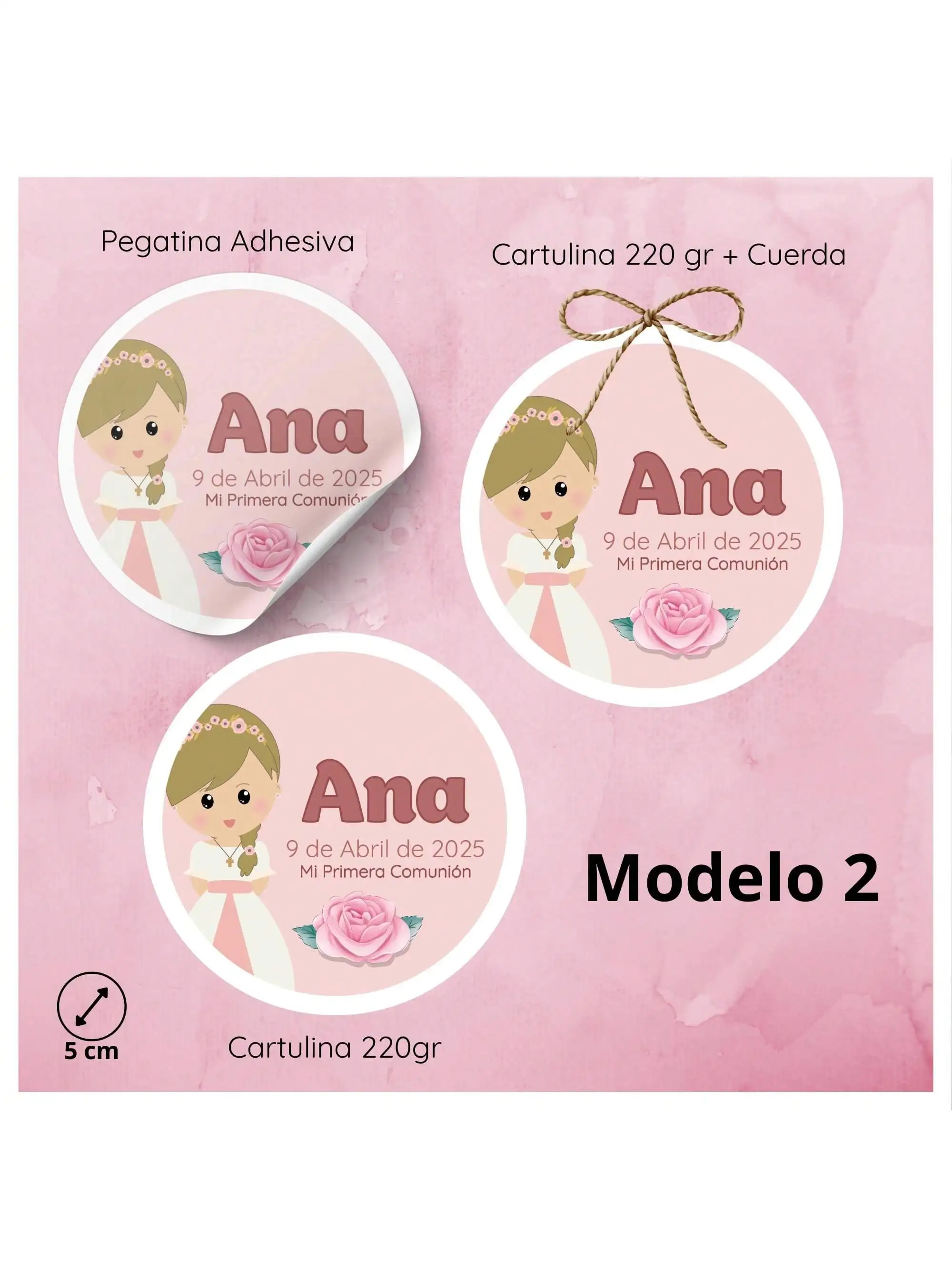 24-حزمة من ملصقات أو بطاقات زخرفية غير مجففة للمناولة الأولى للفتيات، تستخدمات الديكور متعددة الاستخدامات