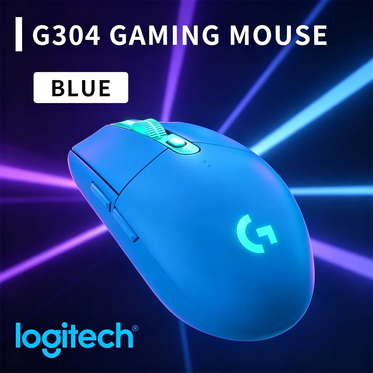 Logitech G304 Wireless Gaming Mouse 12000 DPI Hero Sensor LIGHTSPEED Great Gift for Gamer Boyfriend Son PC Laptop Mouse