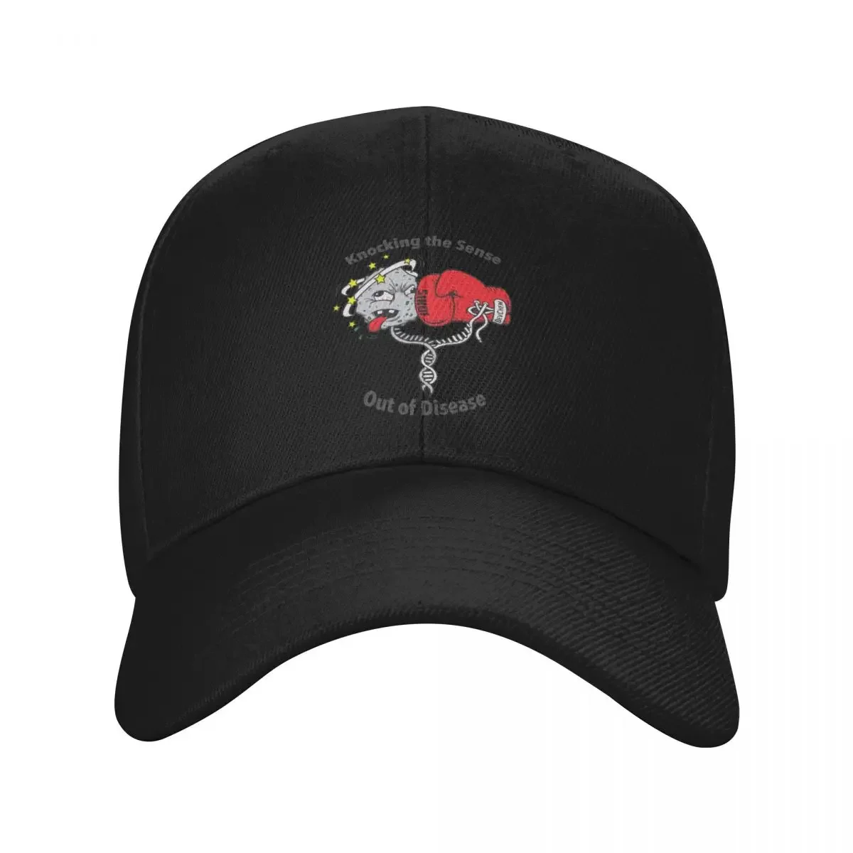 Knocking the Sense Out of Disease Baseball Cap Snapback Cap sun caps beach hat men's big size hat Elegant Women's Hats Men's
