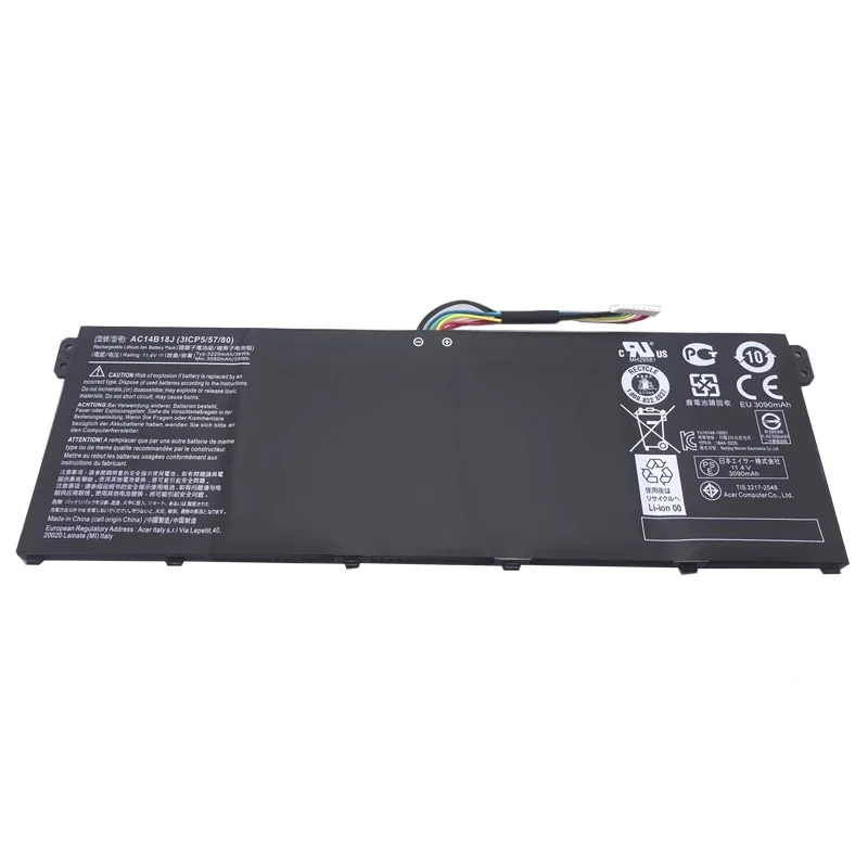 New AC14B18J Laptop Battery For Acer Aspire ES1-511 512 V3-111P CB3-531 311 TravelMate B116 B115 MS2394 AC14B13J