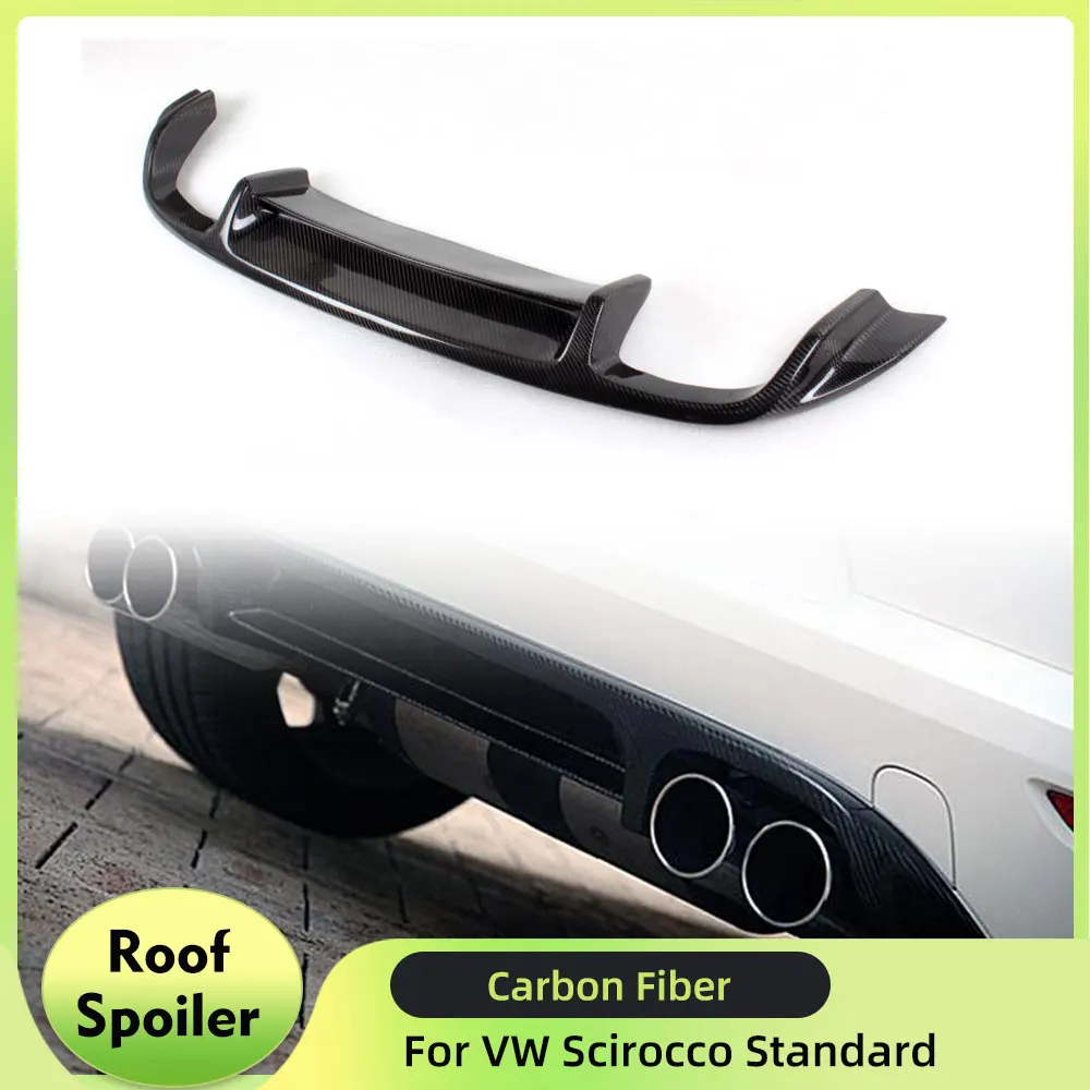 

Carbon Fiber/FRP Car Rear Bumper Lip Diffuser for VW Scirocco Standard Only 2009-13 Non R Car Bumper Lip Spoiler Rear Diffuser