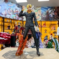 Action Figure One Piece Anime Figures 32cm Vinsmoke Sanji Diable Jambe GK Statue PVC Model Collection Children Dolls Gifts Toys