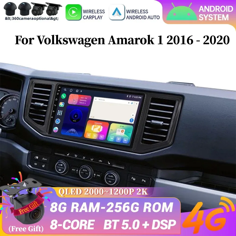 

Android 14 Carplay For Volkswagen Amarok 1 2016-2020 Navigation 4G GPS Wireless Carplay Car Radio Stereo Multimedia Touch Screen