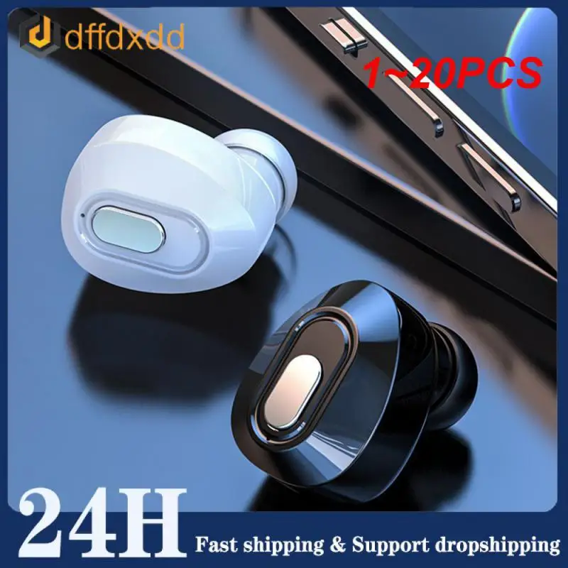 1~20PCS Wireless Headset Plastic Headset Intelligent Noise Reduction Business Earphones Earphone