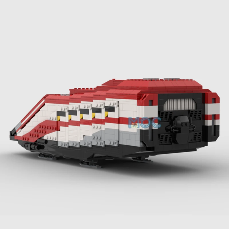 Speed 3000 MOC Building Blocks Spacecraft Model Space Vehicle Interstellar DIY Assemble Bricks Creative Toys Collection Gifts