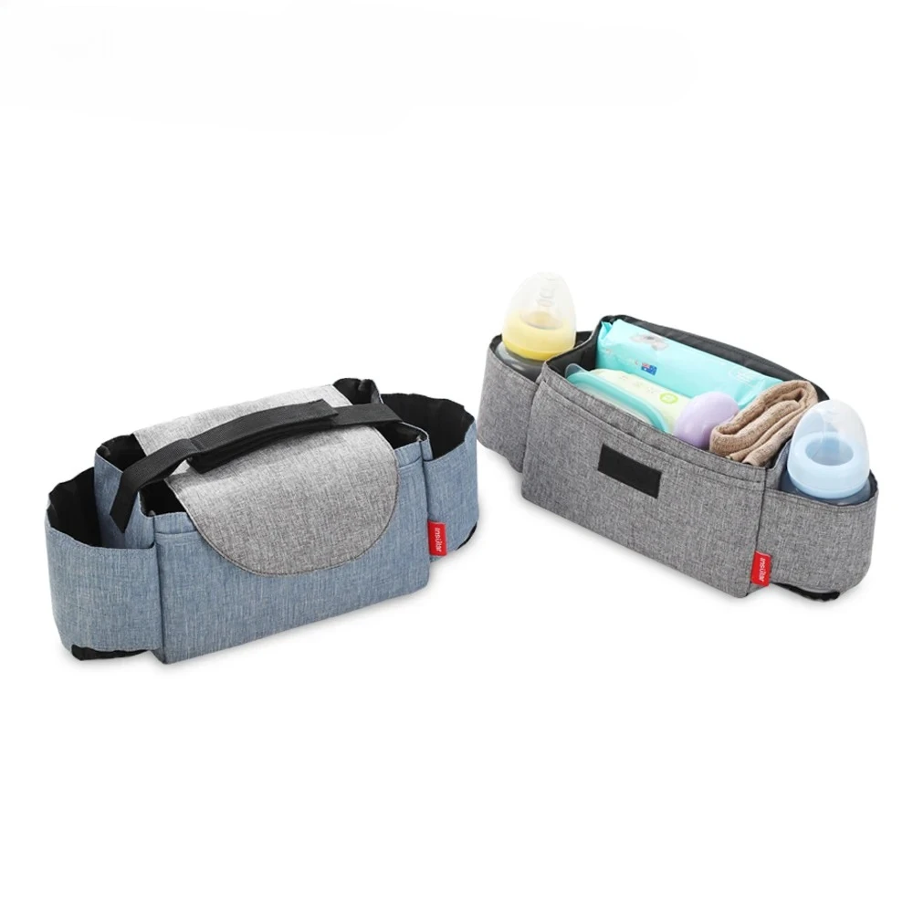 Lightweight Stroller Hanging Storage Bag with Multi-Section Design, Durable Portable Organizer for Personal Items