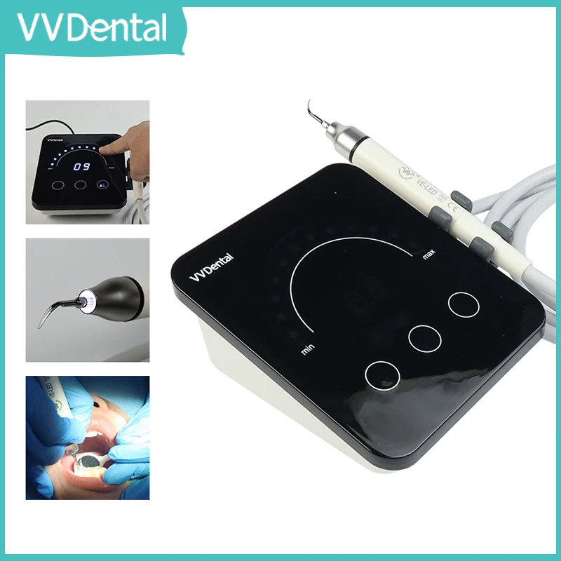 VV-Dental Ultrasound Scaler com Display Digital, Touchscreen inteligente, LED Cálculo Limpador, Oral Care, Equipamento Ultrassônico Elétrico