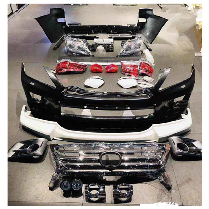 High quality LX570 Upgrade facelift body kit for lx570  2008 up to 2012 2015