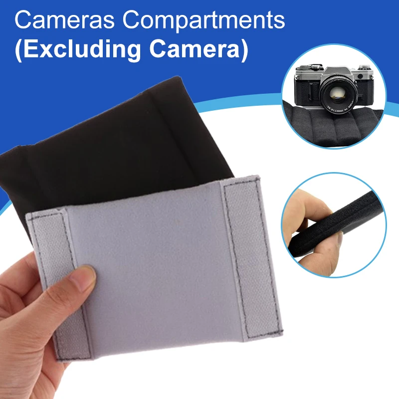 1 Piece Photo Backpack Knapsack Cameras Compartments Dividers Padded Separators Portable For Camera Bag Replacement