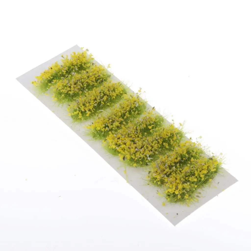 Studio Grass Tufts Self Adhesive Static Wild Flowers Model Scenery Pack for Diorama Decoration