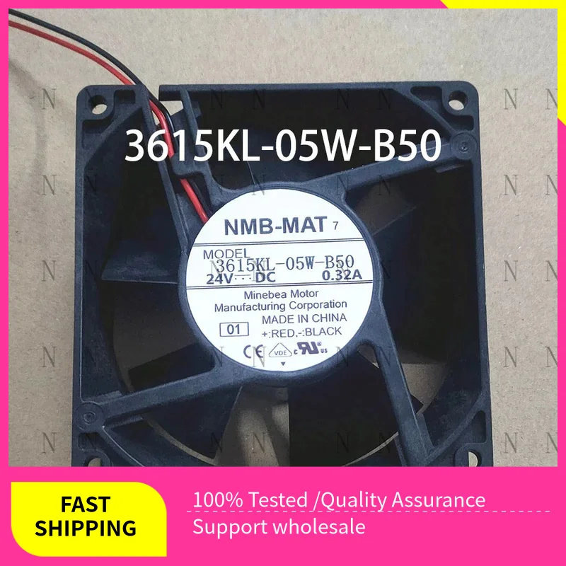 

YJJ Новый для NMB 3615KL-05W-B50 24 В 0,32 А 90*90*38 мм 9238 Вентилятор драйвера сервера с низким энергопотреблением