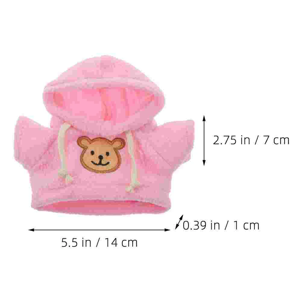 Bear Clothes Decorative Replaceable Stuffed Costume for Decoration Shirts Reusable