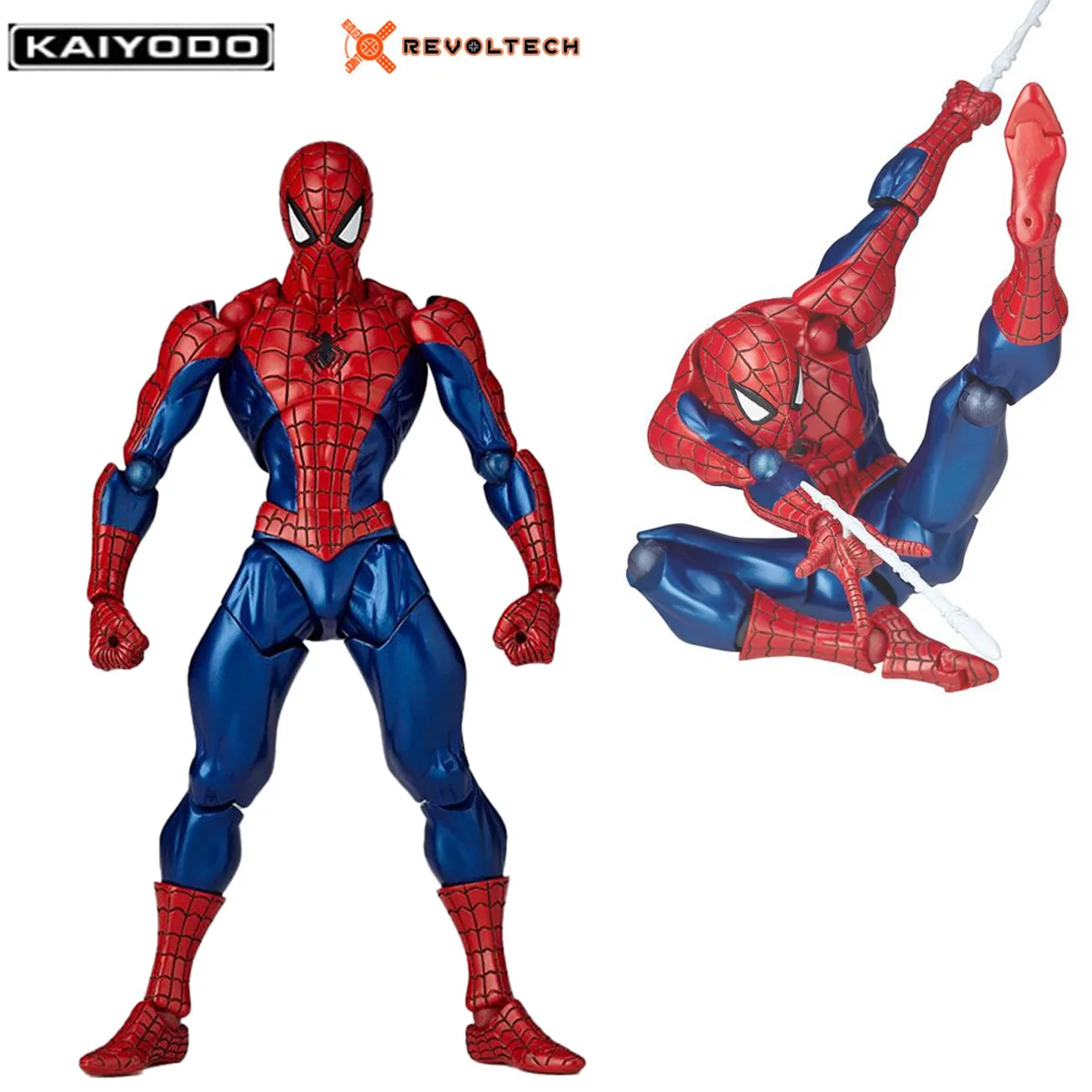 

100% Original Kaiyodo Amazing Yamaguchi (No.002) Spider-Man Spider-Man Anime Figure Action Figure Collection Series Model Toys