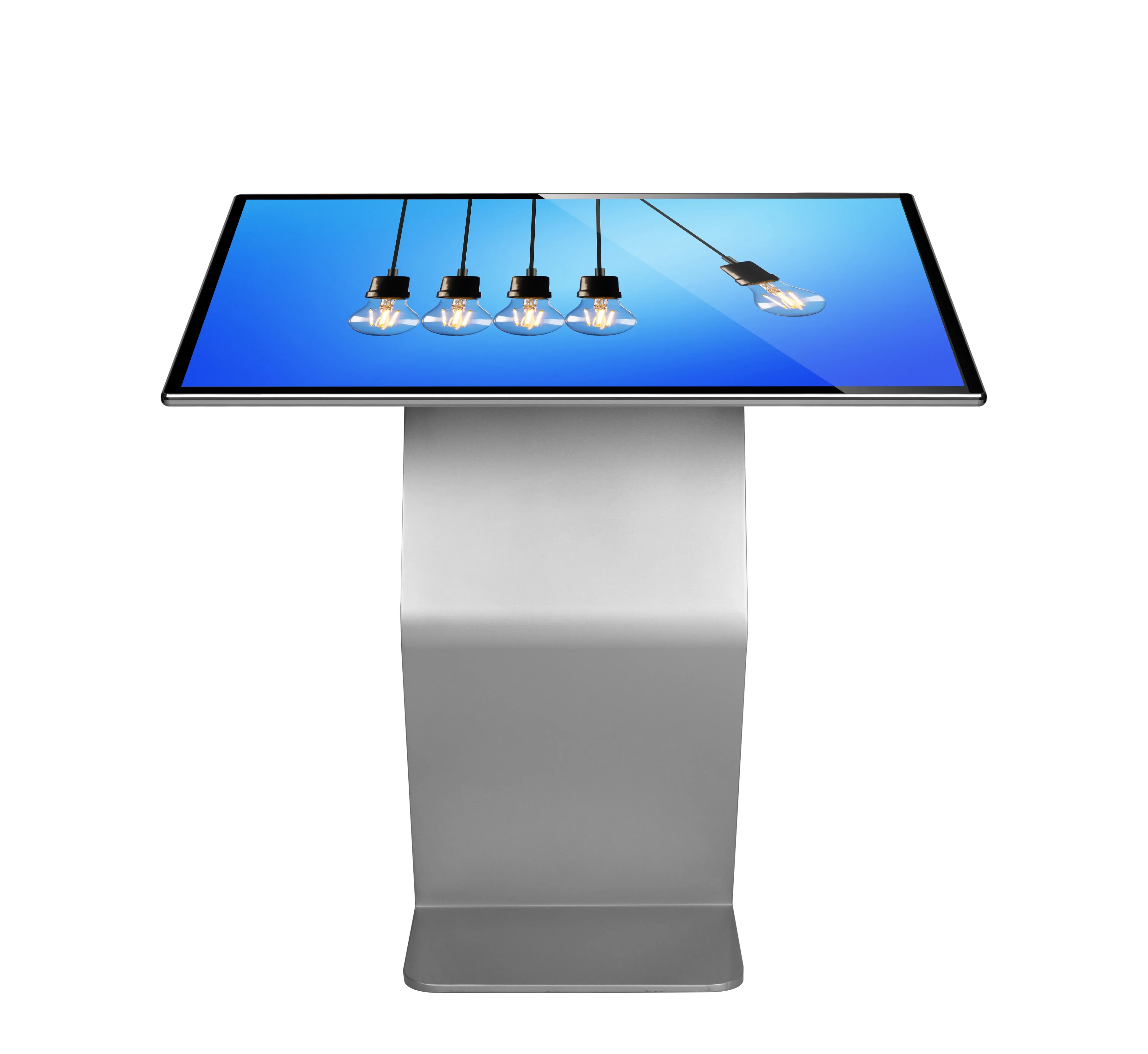 

IR/PCAP touch screen interactive table stand kiosk restaurant menu digital board wifi bt information system