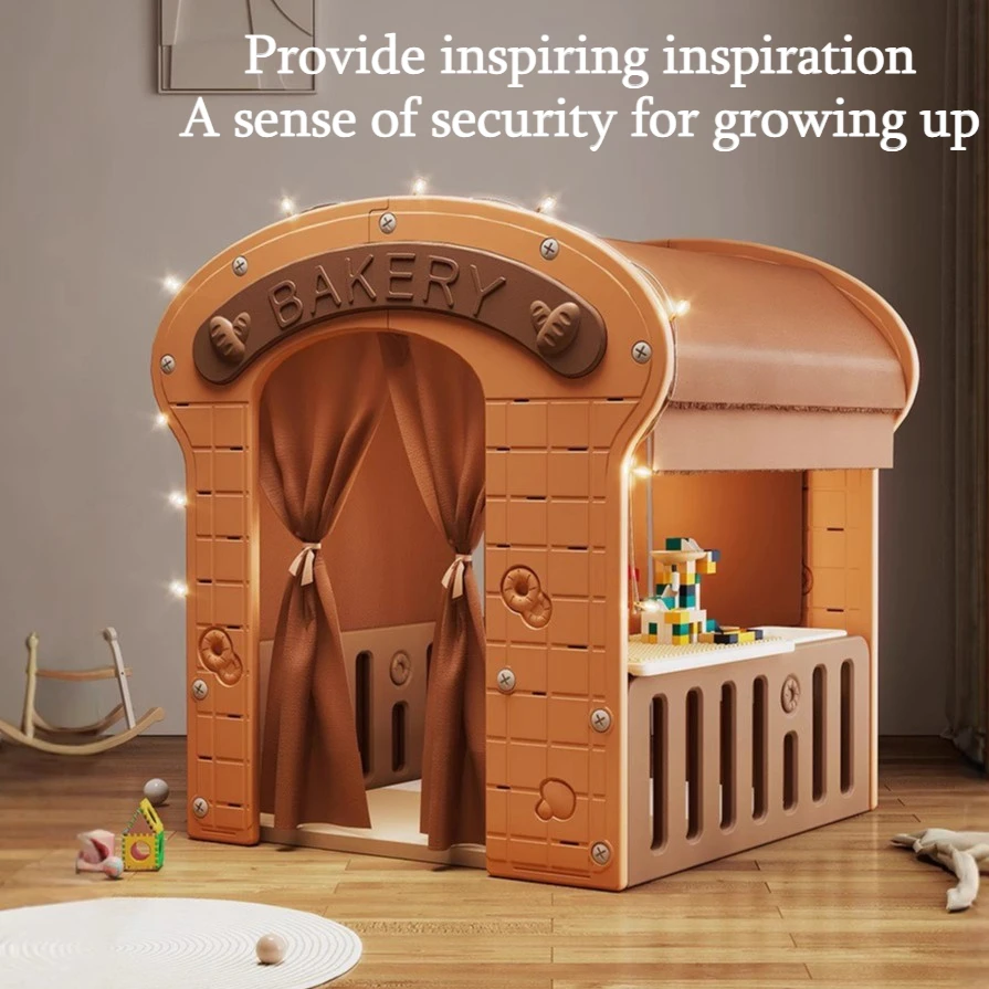 Children Toy Tent House Indoor Girls Little Houses Pretend Role Play House Safety Stable Child Game Large Plastic Toys Tent