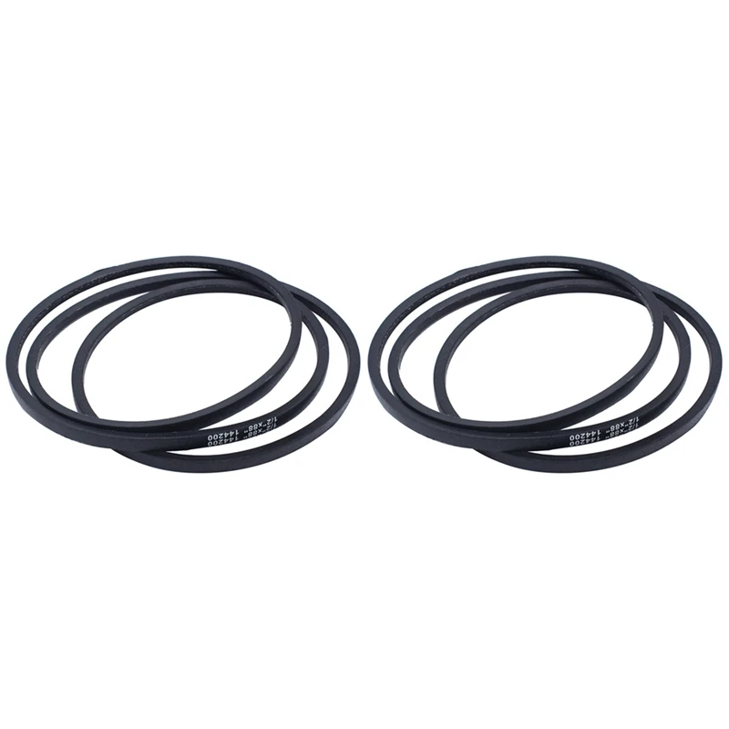 2Pcs 42 Inch Mower Deck Drive V-Belt 1/2 Inch X 88 Inch Belt 144200 For Craftsman LT1000 Murray Poulan Husqvarna