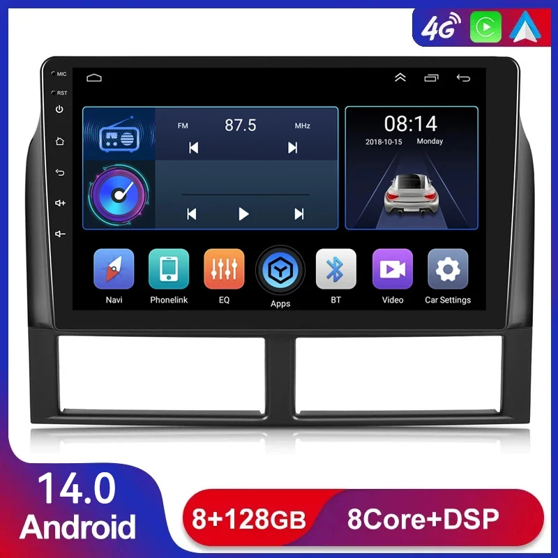 

Android 13 For Jeep Grand Cherokee II WJ 1998 -2003 2004 Car Radio Stereo Multimedia Navigation GPS RDS Video Player 4G Carplay