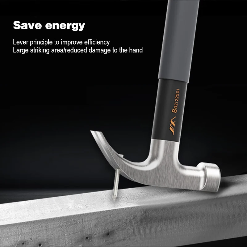 Jimihome High-Carbon Stahl Griff Klauen hammer multifunktion ale Haushalts sicherheits hammer ziehen Nagel Notfall Flucht werkzeuge