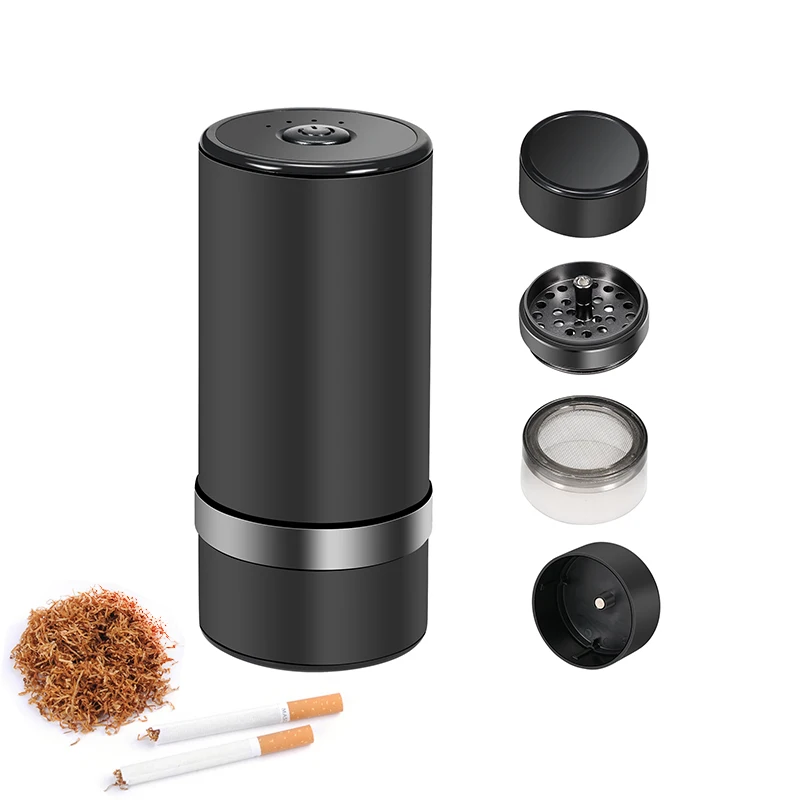 Electric Smoke Grass Tobacco Crusher Mini USB Automatic Powerful Grinder High Speed Herbal Spice Mills Smoking Accessories