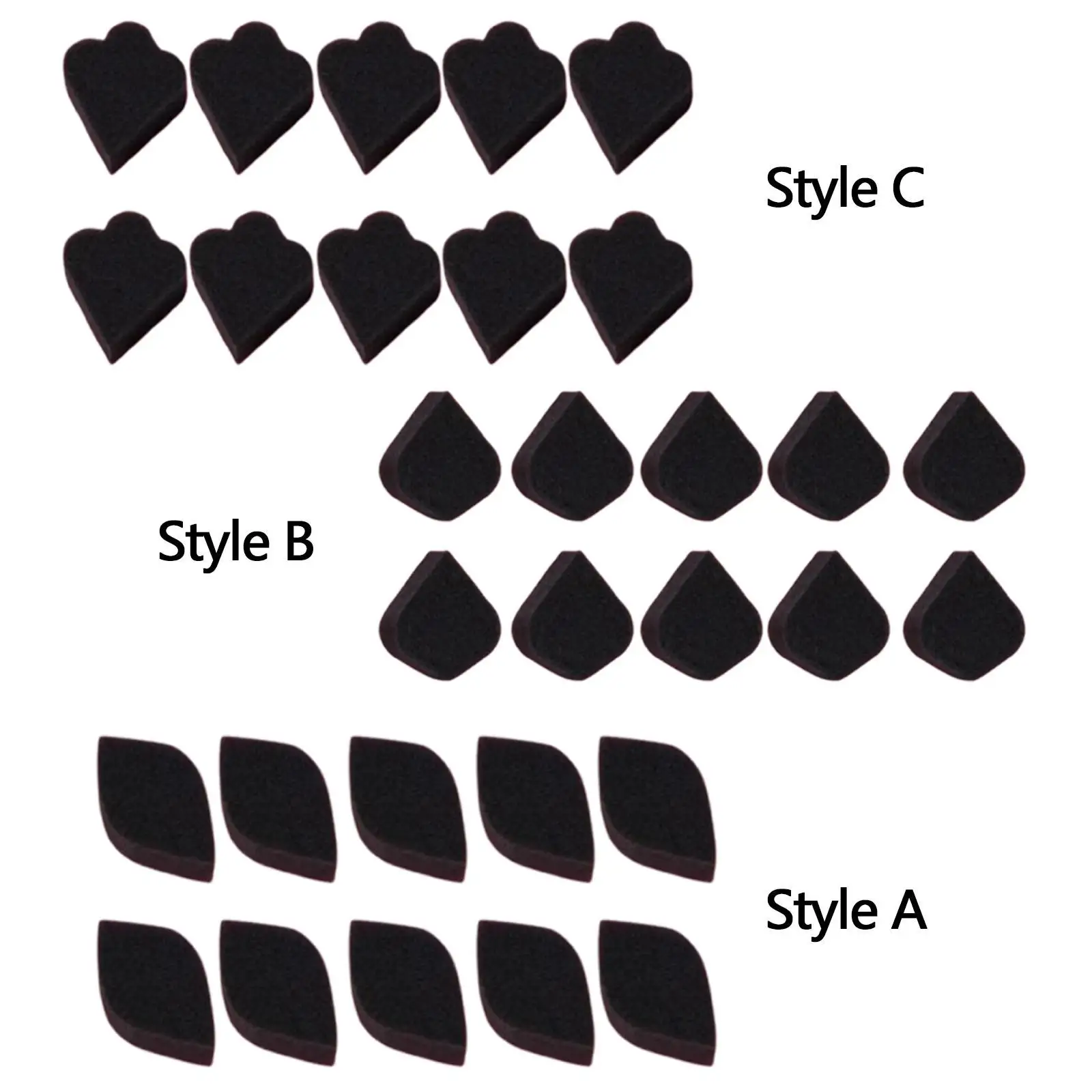 10 pçs esponjas de pintura corporal de alta densidade portátil pintura facial esponjas kit aplicador de esponja de pintura corporal para pintura facial graffiti