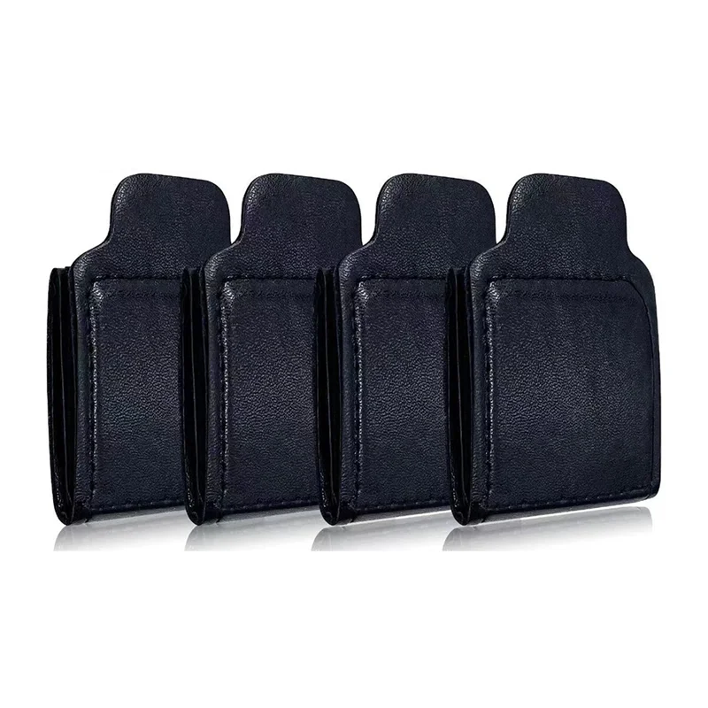 

Регулятор автомобильного ремня безопасности из искусственной кожи, 4 шт., антиэластичный ограничитель, фиксированный зажим, фиксирующий зажим, шейный ремень на животе