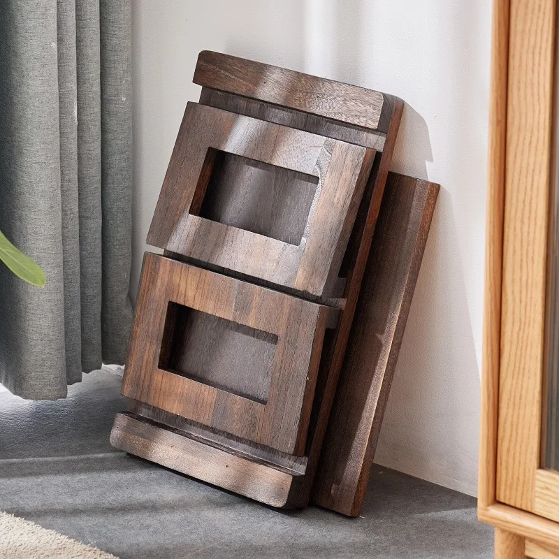 Mesa pequeña Tatami de madera maciza, mesa de té japonesa para el hogar, mesa plegable para balcón, ventana salediza, mesa de centro pequeña