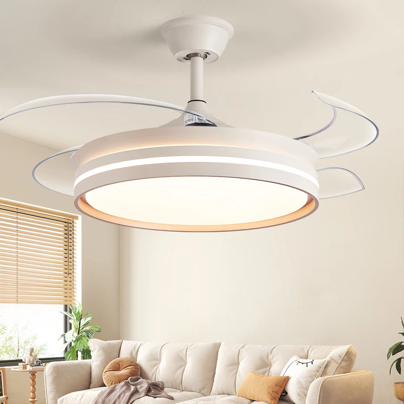 

bedroom set home decoration fan light, with remote control flushing and installation chandelier, 2025 new simple ceiling fan