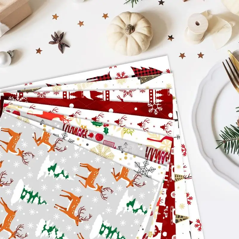 1 foglio di carta da regalo natalizia da 19,68x27,56 pollici può essere una carta da regalo fai-da-te adatta per le vacanze di Natale