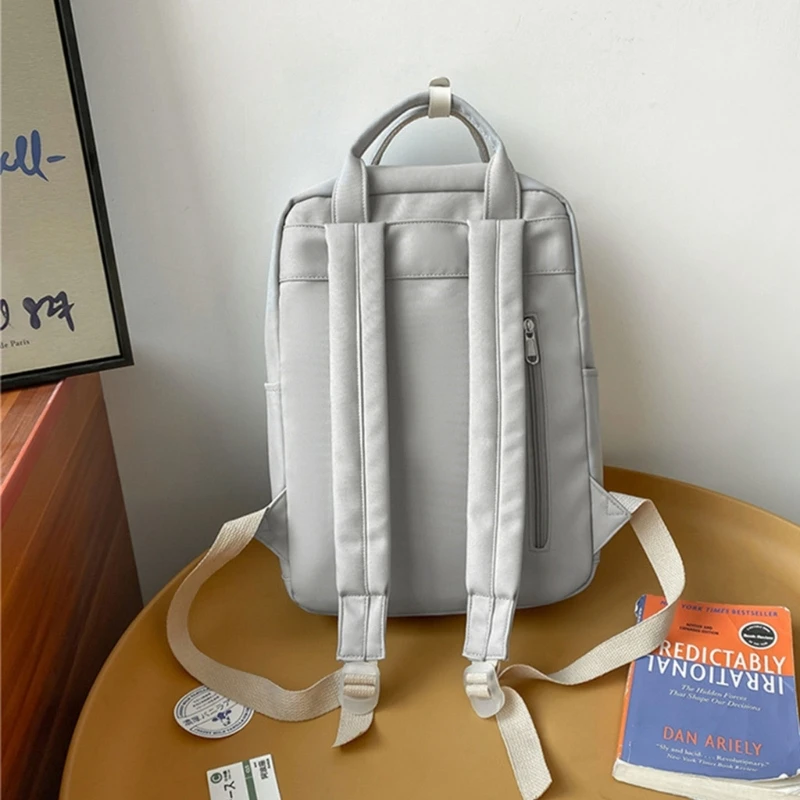 E74B حقيبة ظهر مدرسية يابانية للسفر حقيبة كمبيوتر محمول للفتيات الطالبات Daypack Bookbag