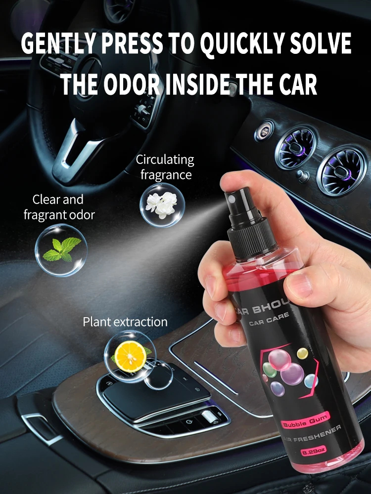245ml car home fragrance hand spray perfume air freshener bathroom diffuser air purification deodorization view 5